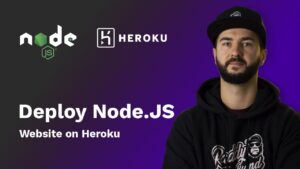deploy nodejs website on heroku for free - video